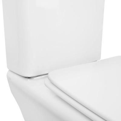 Унитаз-компакт Qtap Kalao безободковый с сидением Soft-close QT08221213A W