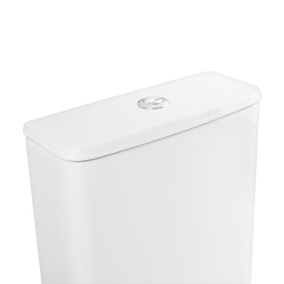 Унитаз-компакт Qtap Kalao безободковый с сидением Soft-close QT08221213A W