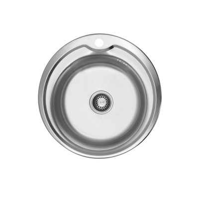 Кухонная мойка KRONER (KRP) Satin-510 D0.6T160
