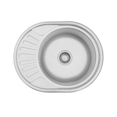 Кухонна мийка KRONER (KRP) Satin-5745 D0.6T180