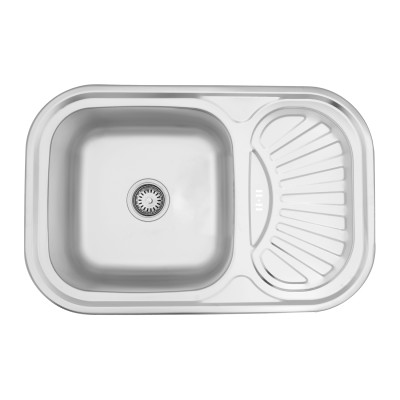 Кухонна мийка KRONER (KRP) Dekor-7549 D0.8T180