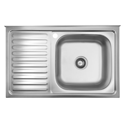 Кухонная мойка KRONER (KRP) Satin-5080R D0.8T180