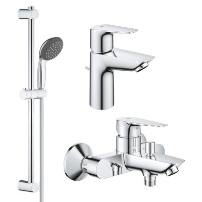 Набор смесителей 3 в 1 для ванной комнаты Grohe QuickFix StartEdge S-Size UA202501SQ