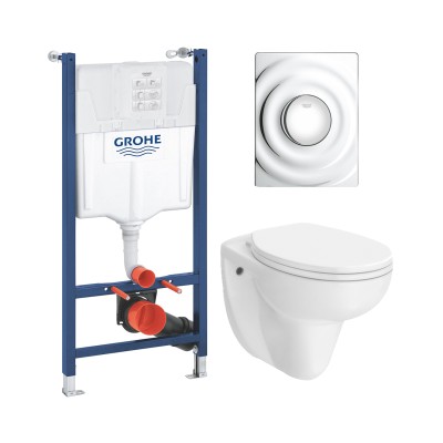 Комплект унітазу з інсталяцією 4 в 1 Grohe Solido Surf UA38971574A