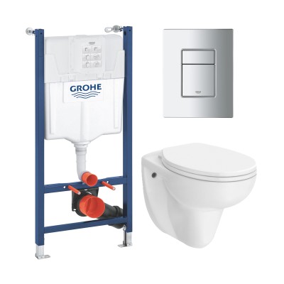 Комплект унітазу з інсталяцією 4 в 1 Grohe Solido Even UA38971966A