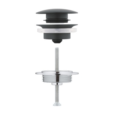 Набор смесителей 3 в 1 для ванной комнаты Grohe QuickFix Start Black UA303304TM