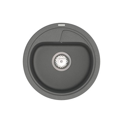 Мийка кухонна VANKOR Polo PMR 01.44 Gray + сифон VANKOR