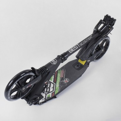 Самокат Best Scooter 33006 подножка, 2 амортизатора, алюминиевый