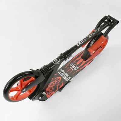 Самокат Best Scooter Wolf 52738 складной, амортизатор, подножка