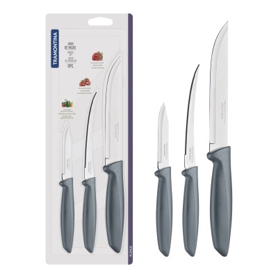 Набір кухонних ножів Tramontina 23498/613 Plenus 3 предмети