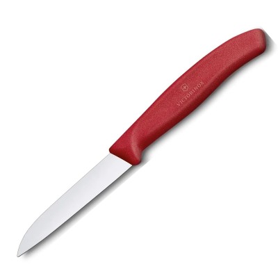 Нож кухонный Victorinox 6.7401 прямой красный