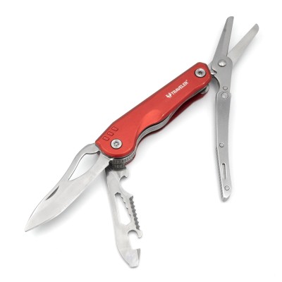 Швейцарский многофункциональный нож Traveler MS026G красный