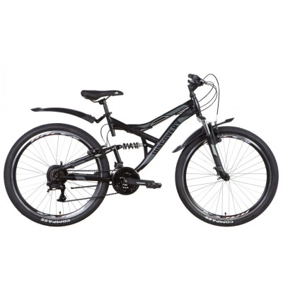 Велосипед 26 DISCOVERY CANYON AM2 VBR 2022 серо-черный (м)