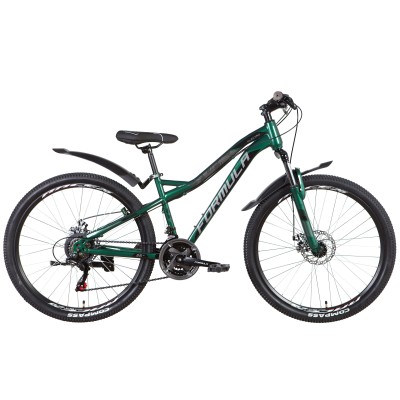 Велосипед 26" FORMULA ELECTRA AM DD 2022 темно-зелений