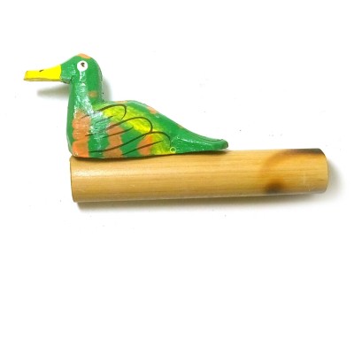 Музыкальный инструмент Крякающая утка зеленая (11х5,5х2 см) 29610B