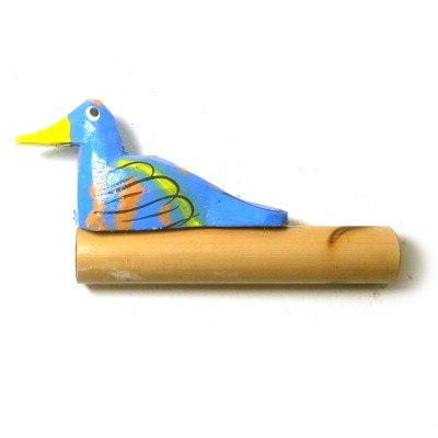 Музыкальный инструмент Крякающая утка синяя (11х5,5х2 см) 29610D