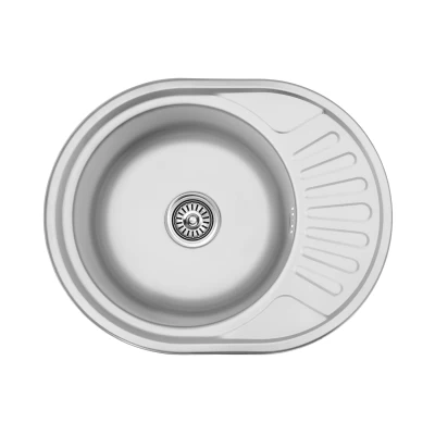 Кухонна мийка KRONER (KRP) Satin-5745 D0.6T180