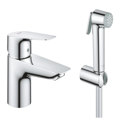 Смеситель для раковины GROHE QuickFix StartEdge 23773001 с душевым гарнитуром