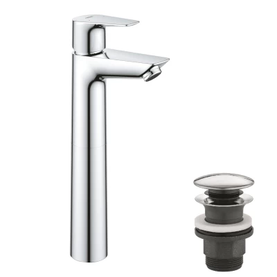 Змішувач для раковини GROHE QuickFix StartEdge XL-Size 23777001 з донним клапаном
