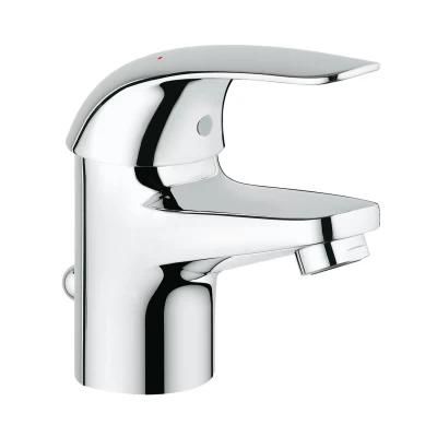Смеситель для раковины GROHE Euroeco S-Size 23262000 с донным клапаном